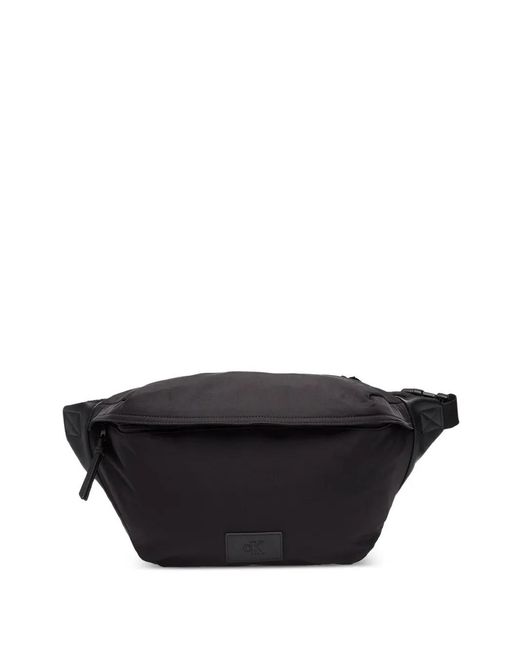 Calvin Klein Black Metro Gürtel Mit Logo-Patch