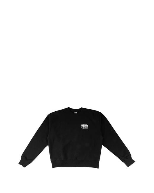 Stussy Black Osaka Logo-Print Sweater for men
