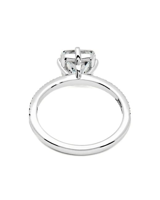 Jewels Aficionado Metallic 18K Diamond Engagement Ring