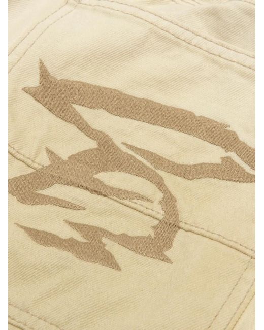Aape By A Bathing Ape White Pantalon À Effet Délavé for men