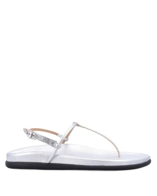 Ancient Greek Sandals White Semystra Sandals