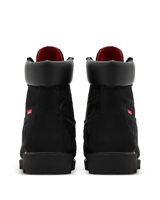 Supreme Timberland Patchwork 25FW 黒 US8 Supreme × Timberland 