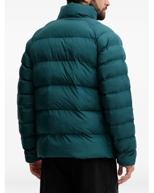 PUMA Green Mono Zip Puffer Jacket for men