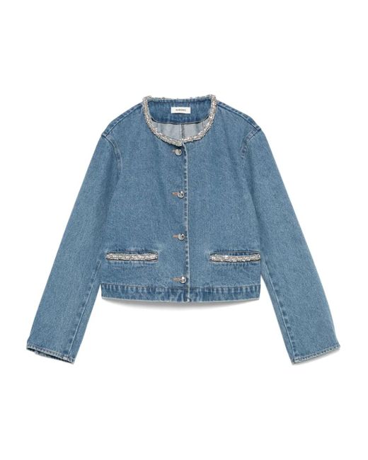 Sandro Jack Met Stras in het Blue