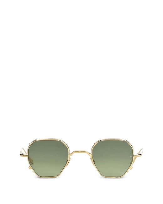 Jacques Marie Mage Green Verlaine Geometric-Frame Sunglasses