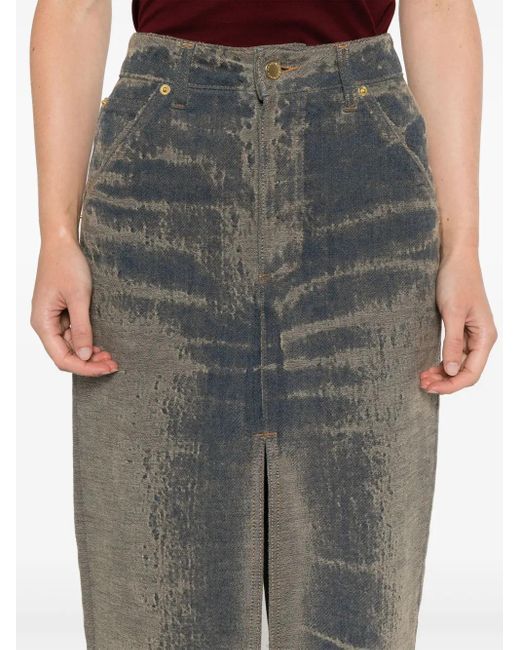 DARKPARK Gray Erika Maxi Skirt