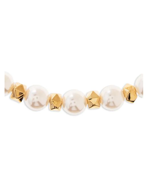 DSquared² Metallic Faux-Pearl Bracelet for men