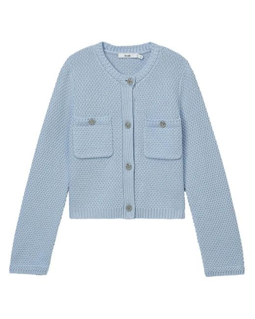 B+ AB Vest Met Opgestikte Zak in het Blue