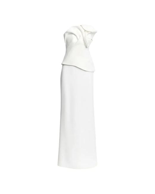 Acler White Esher Maxi Dress