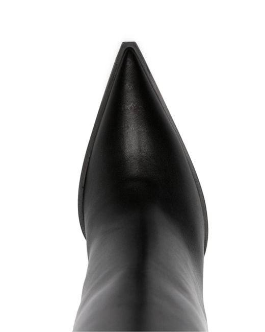 Sergio Rossi Black Sr Thalestris 95mm Leather Boots