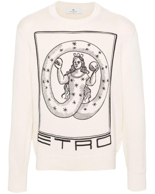 Etro White Sweaters for men