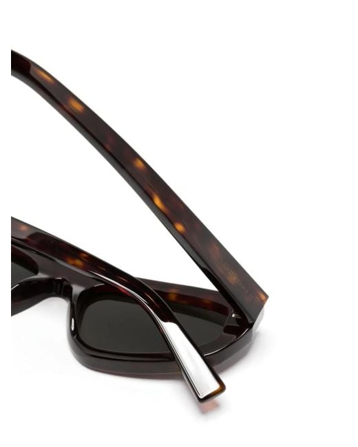 Saint Laurent Gray Nova Tortoiseshell Sunglasses