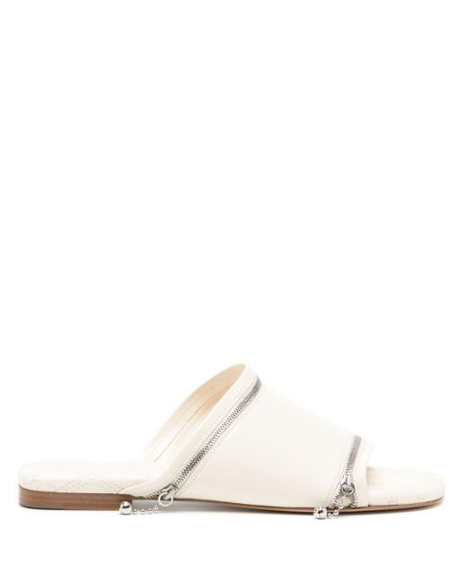 Burberry Calf-leather Slippers White