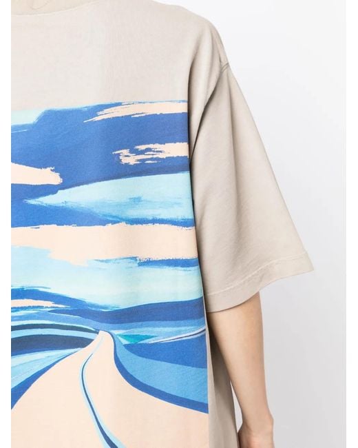 Khrisjoy White Route Graphic-Print T-Shirt