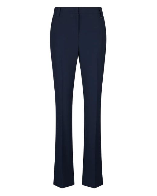 Liu Jo Blue Cady Flared Trousers