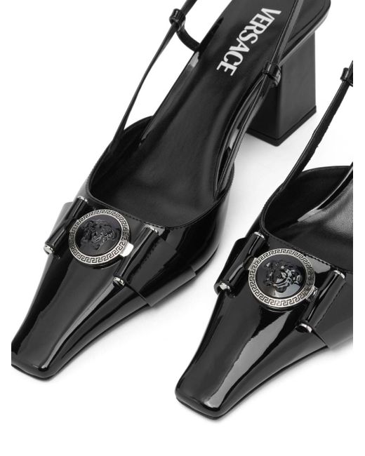 Zapatos de tacón Medusa Head Versace de color Black