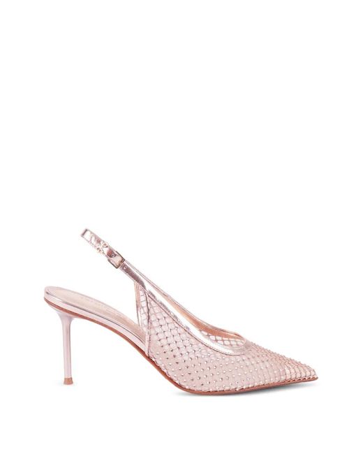 Sergio Levantesi Pink Greta6 Slingback Pumps