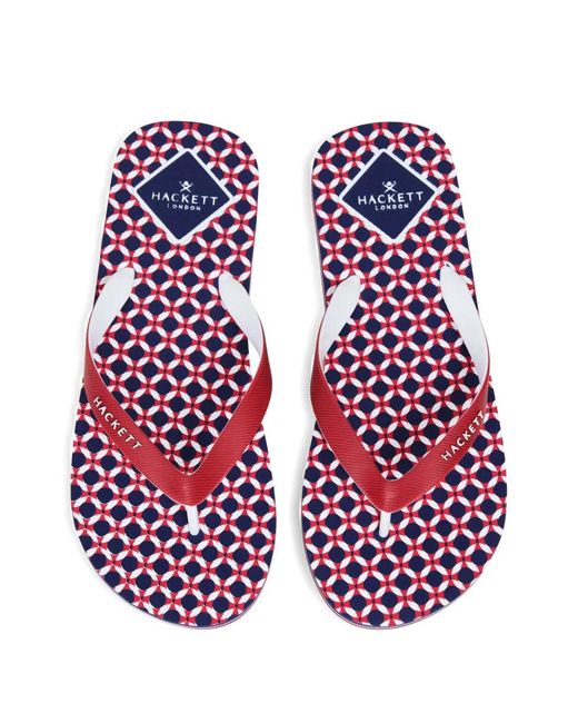 Hackett Capri Breeze Flip-Flops Mit Print in Pink für Herren