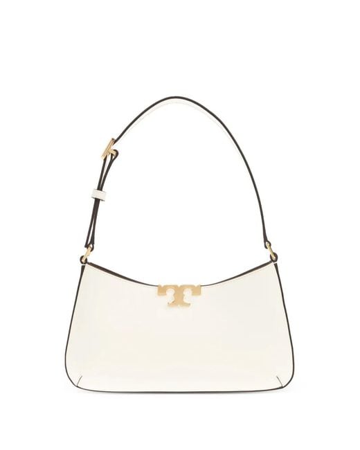Tory Burch Natural Eleanor Slim Leather Shoulder Bag