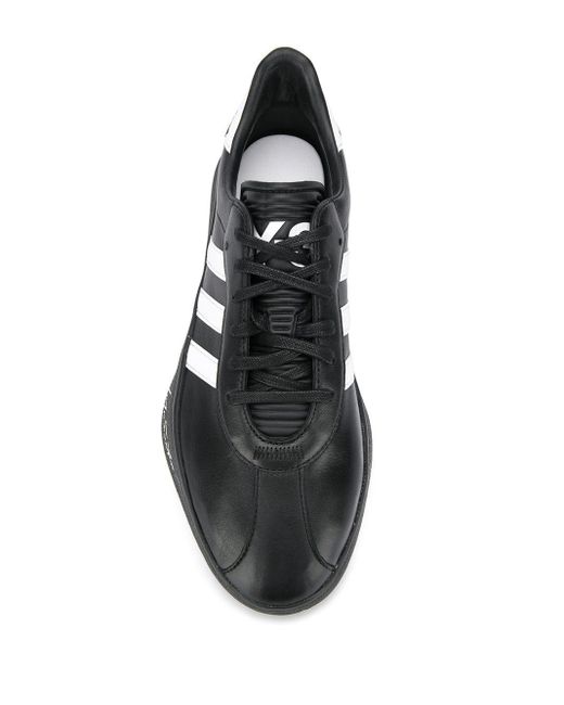 Y-3 Tangutsu Leren Voetbalschoenen in het Zwart voor heren | Lyst NL
