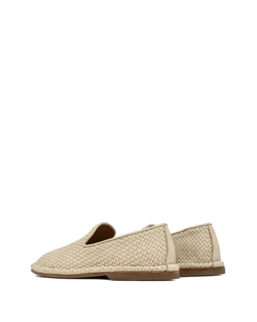 Buttero Natural Leather Loafers
