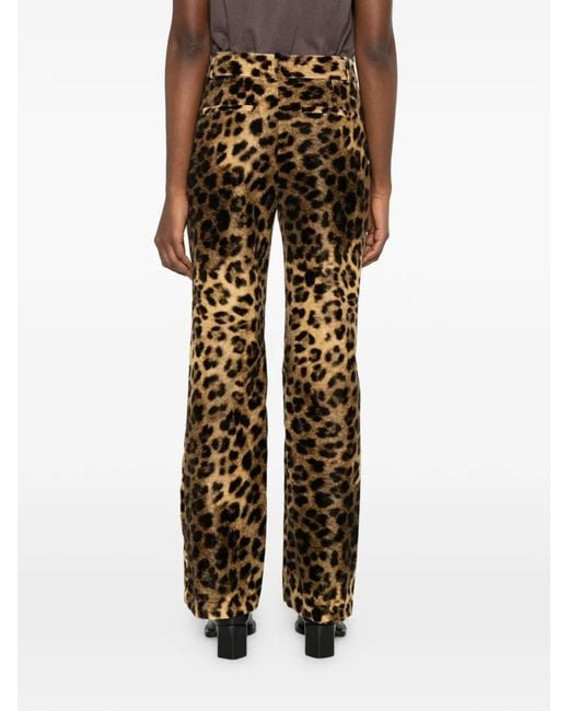 Pantalones con animal print Ba&sh de color Brown