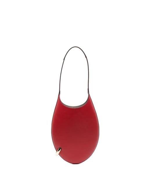 Tory Burch Red Pierced Shoulder Bag
