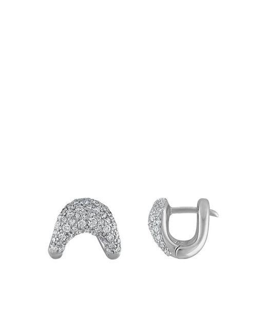 ZAHN-Z White 14K Zaha Diamond Earrings
