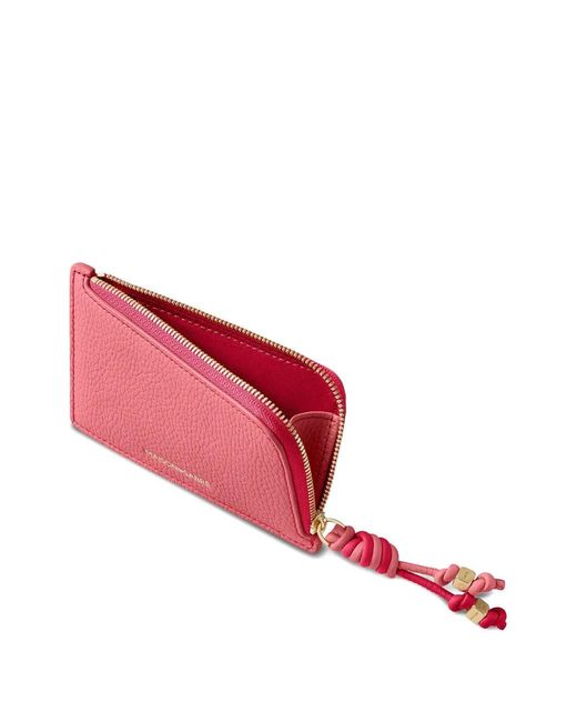 Maison De Sabre Pink Zipped Card Holder