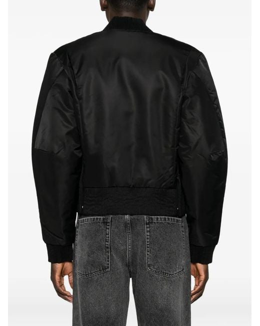 Entire studios Black Zip-Up Bomber Jacket