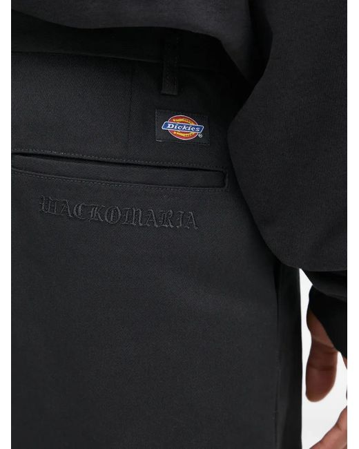 Wacko Maria Black Pleated Shorts for men
