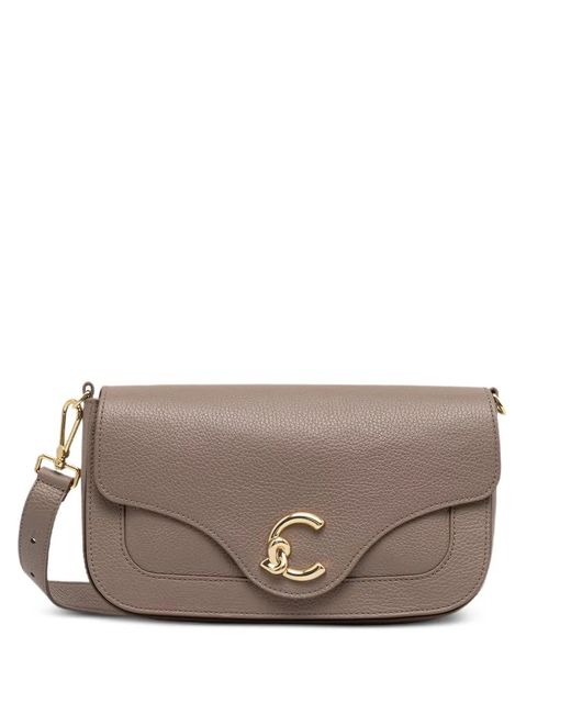 Coccinelle Gray Medium C-Me Shoulder Bag