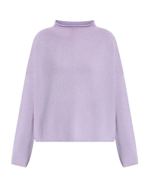 Jersey con cuello alto Lisa Yang de color Purple