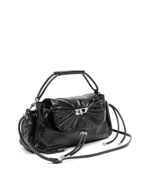 DIESEL Black Scrunch Handbag