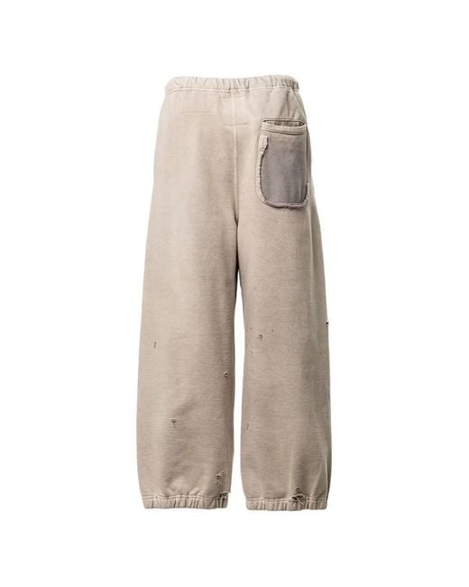 Maison Mihara Yasuhiro Natural Sun-Faded-Like Sweat Pants for men