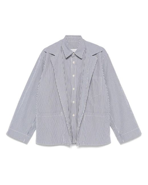 Maison Margiela Gray Striped Jacket for men