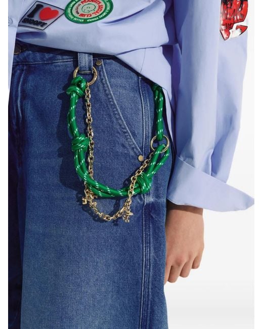 Essentiel Antwerp Green Snoopy Woodstock Charm Bag Accessory