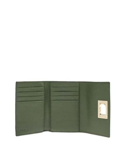 Portafoglio Con Finitura di Furla in Green