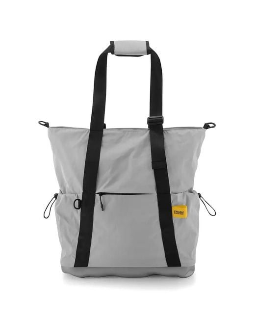 Crash Baggage Gray Hard Tote Bag