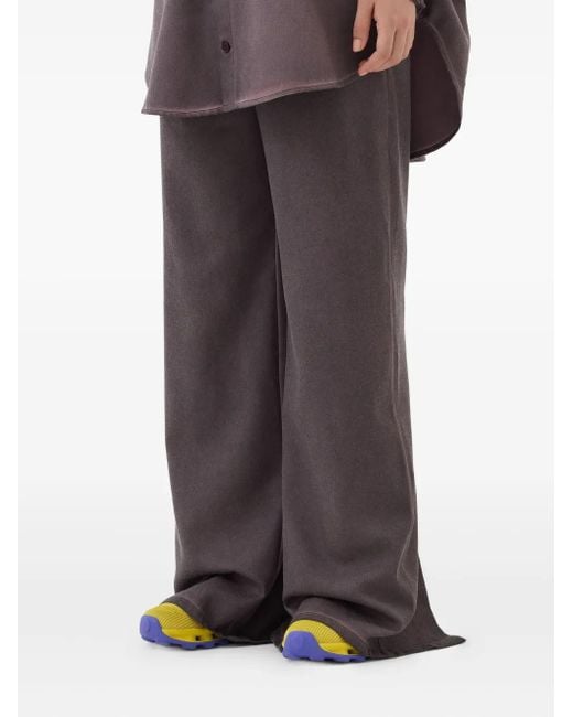 Sunnei Gray Wool Trousers