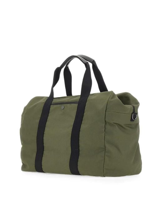 Gianni Chiarini Green Oslo Leather-Trim Tote Bag for men