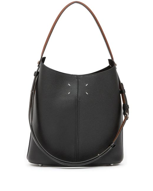 Maison Margiela Black Dress Age Hobo Tote Bag