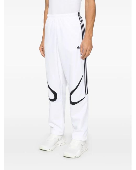 Adidas White Adicolor Teamgeist Track Pants for men