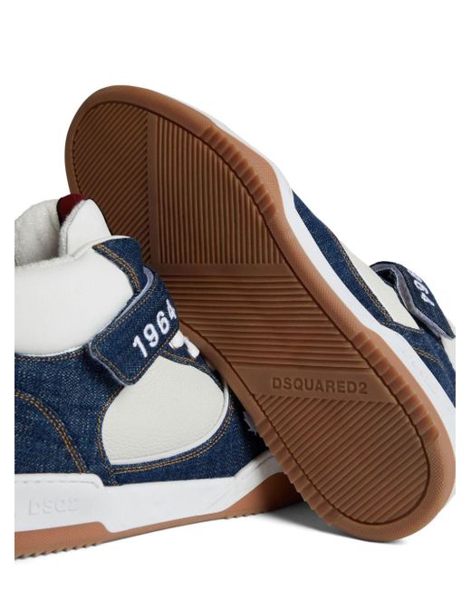 DSquared² Sneakers mit Jeans-Einsätzen in Blue für Herren