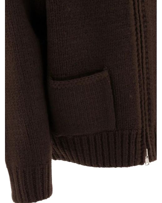 Nonnative Black Zip-Front Patch Pocket Cardigan for men