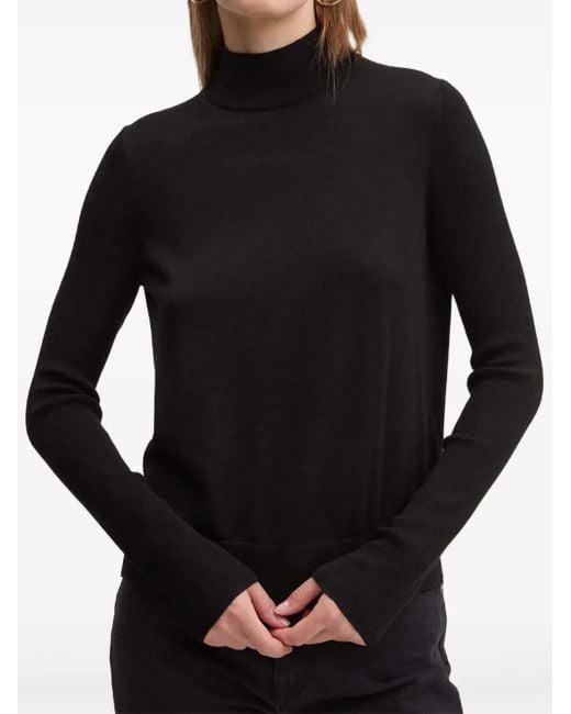 HUGO Black Turtleneck Sweater