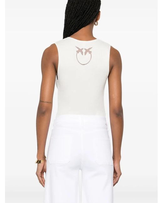Pinko White Agner Top