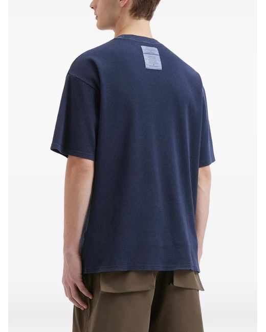 AFTERMATHS Blue Short-Sleeve T-Shirt for men
