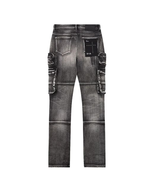 RTA Gray Cargo Jeans for men