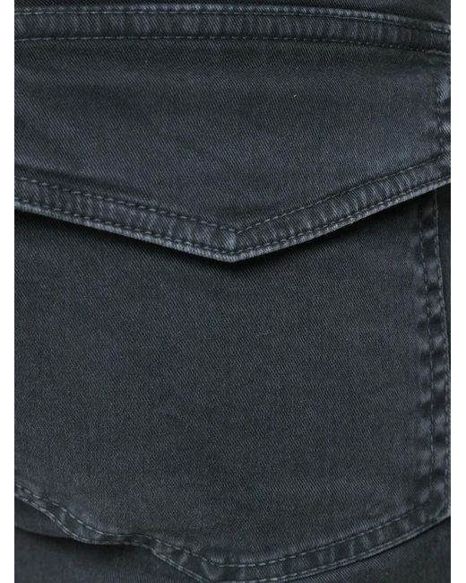 Nili Lotan Gray Cropped Tapered Trousers